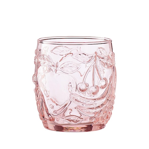 VILLA ITALIA Szklanka różowa 300 ml CHERRY