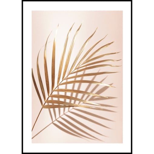Poster Story, Plakat, Obraz - Złota Palma No3, wymiary 21 x 30 cm