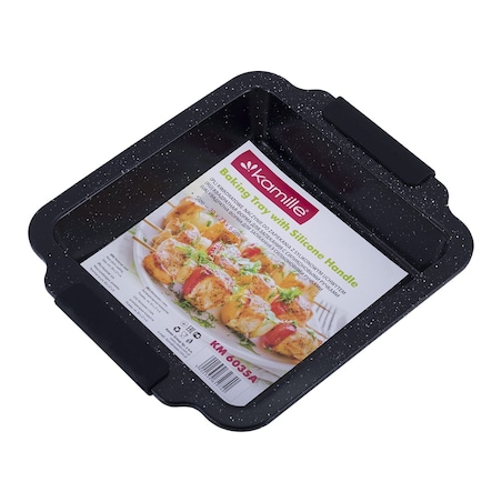 Forma blacha do pieczenia brytfanna z powłoką marmurkową 30cm KAMILLE