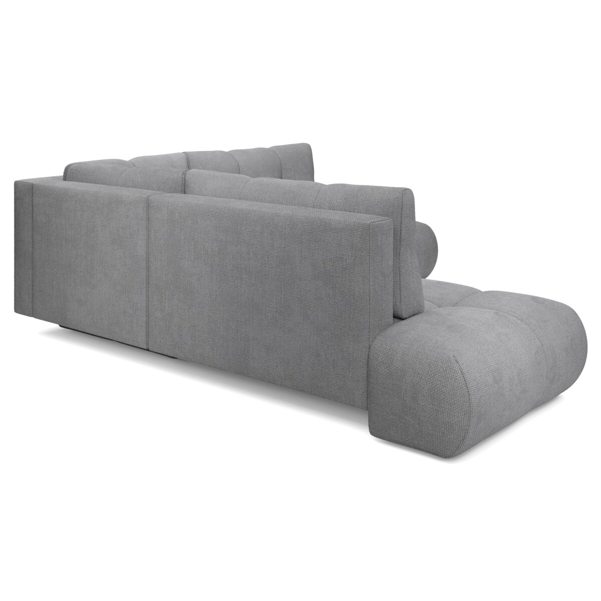 Narożnik pikowany, rozkładany z funkcją spania SOHI, Flow 17 - ciemny szar