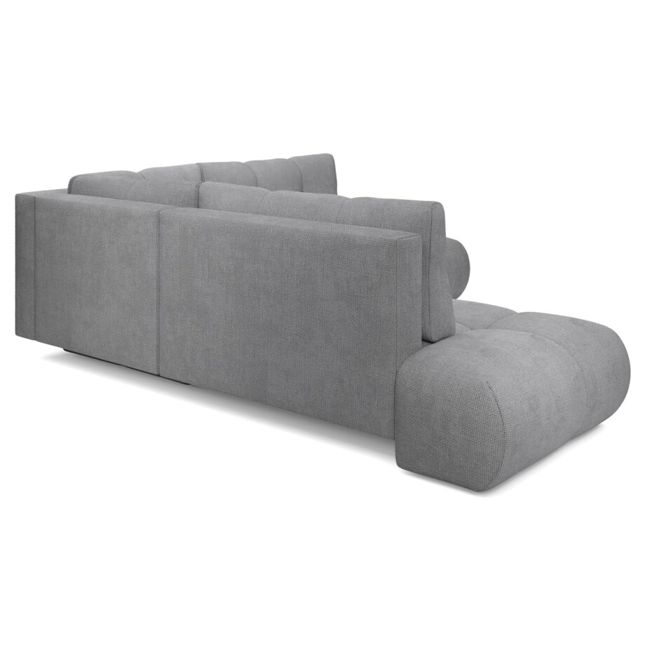 Narożnik pikowany, rozkładany z funkcją spania SOHI, Flow 17 - ciemny szar