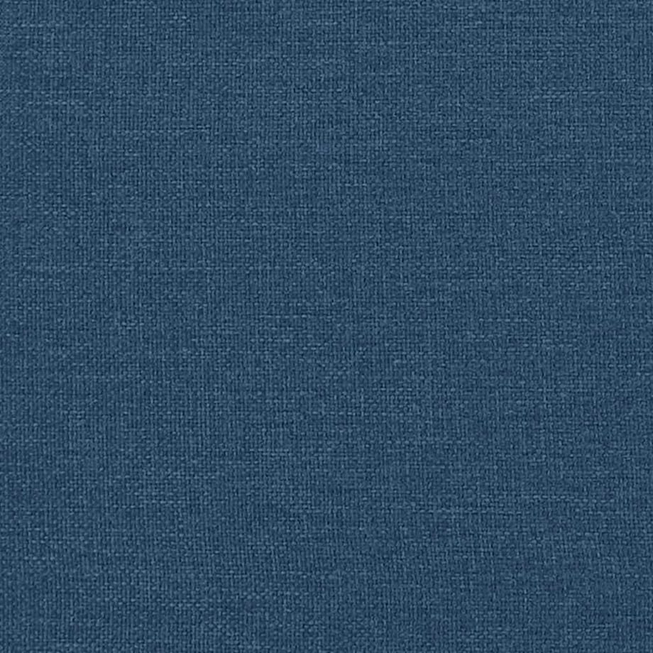 vidaXL Fotel Chesterfield, niebieski, obity tkaniną