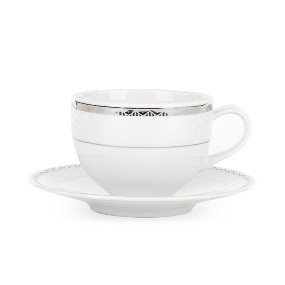 Komplet filiżanek 6os. (12el.) AMELIA PLATYNA