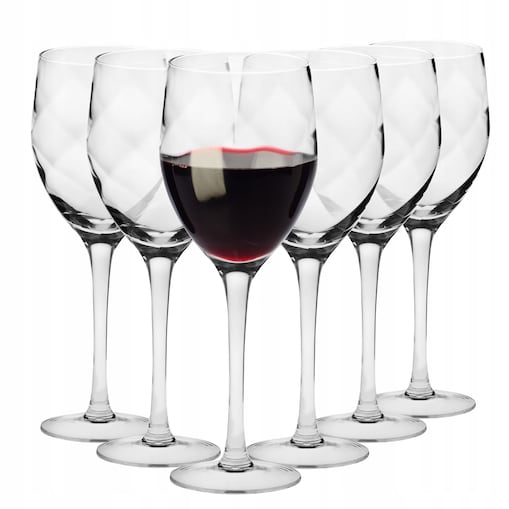 Kieliszki do Wina Czerwonego 320 ml Romance Krosno