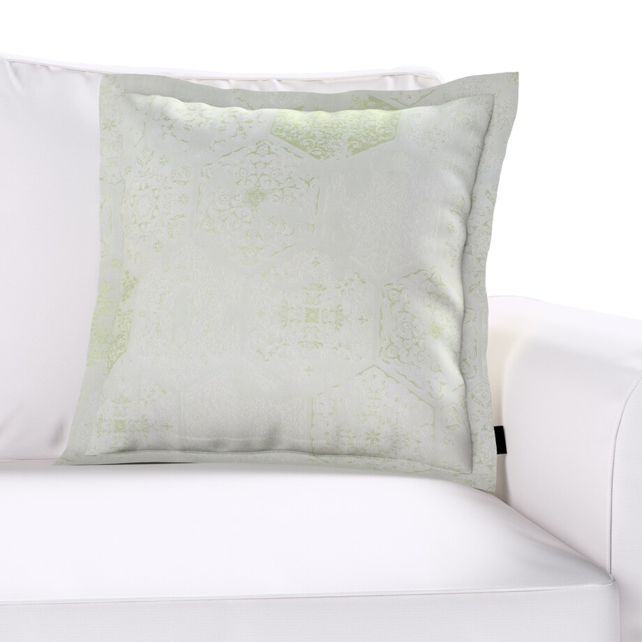 Poszewka Mona na poduszkę 45x45 zielony ornament