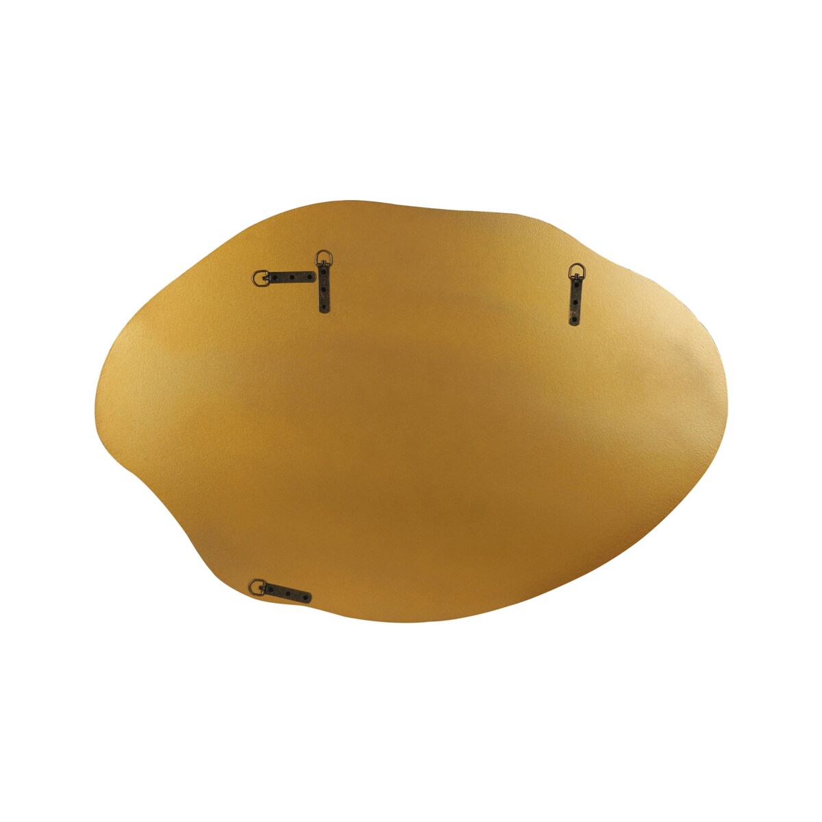 Lustro ścienne 60 x 90 cm złote POIVRES