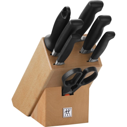 Zestaw 5 noży w bloku Zwilling Four Star