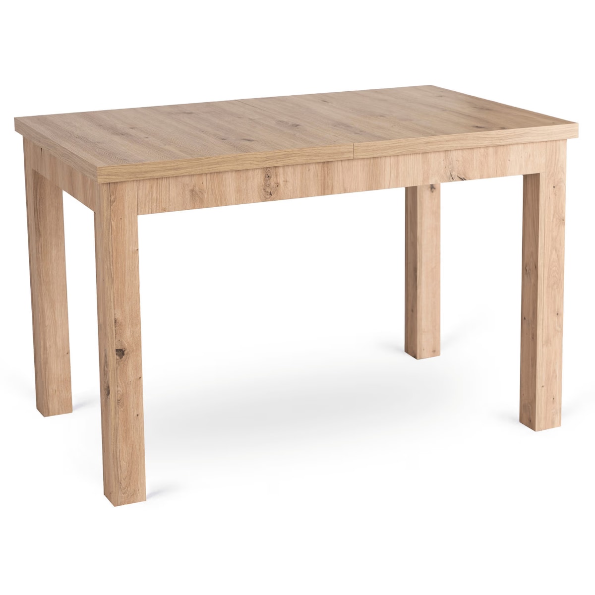 Stół prostokątny rozkładany do jadalni dąb artisan 120-160 cm SKUBI