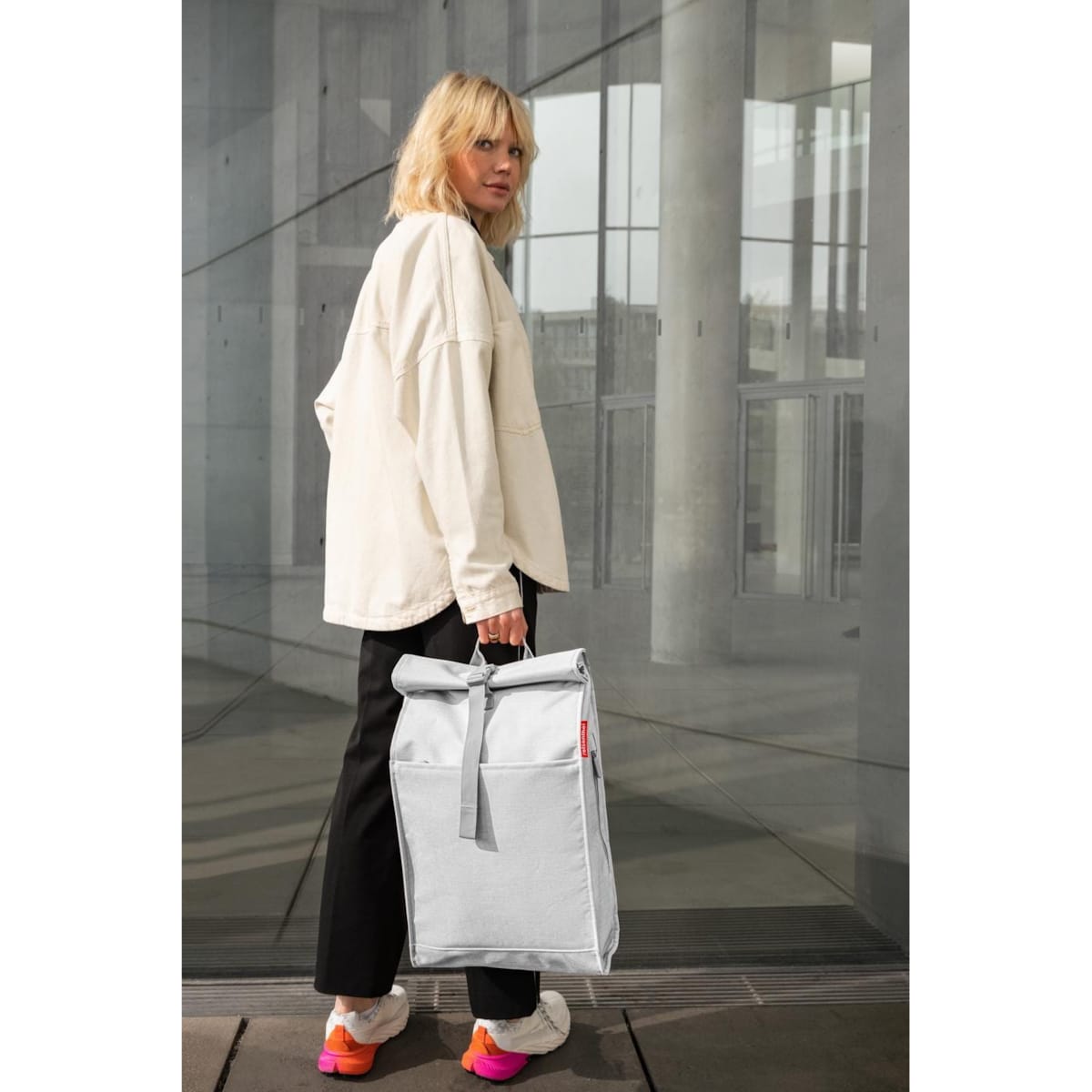 Plecak URBAN ROLLTOP, twist sky rose