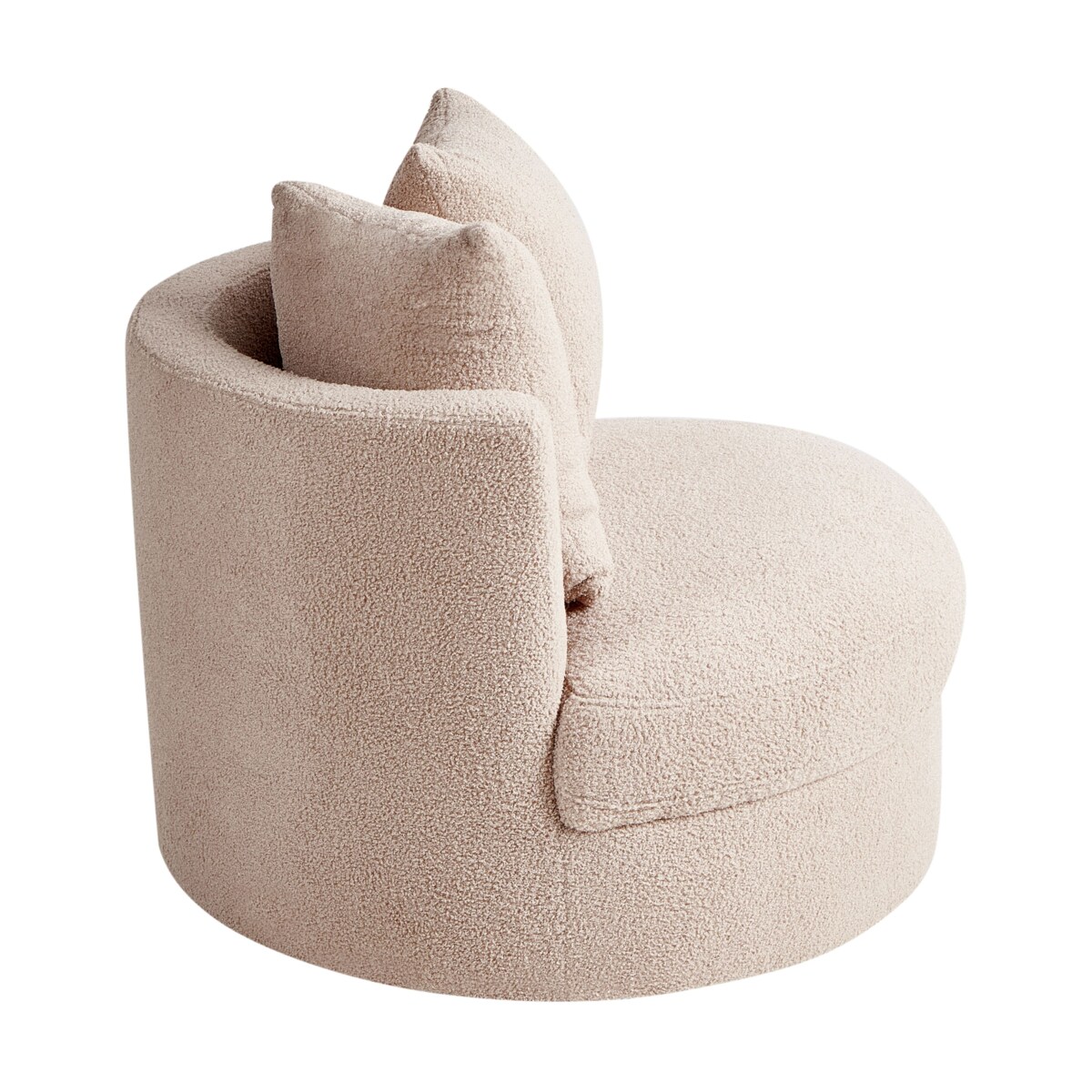 Fotel DALBY Boucle Beżowy