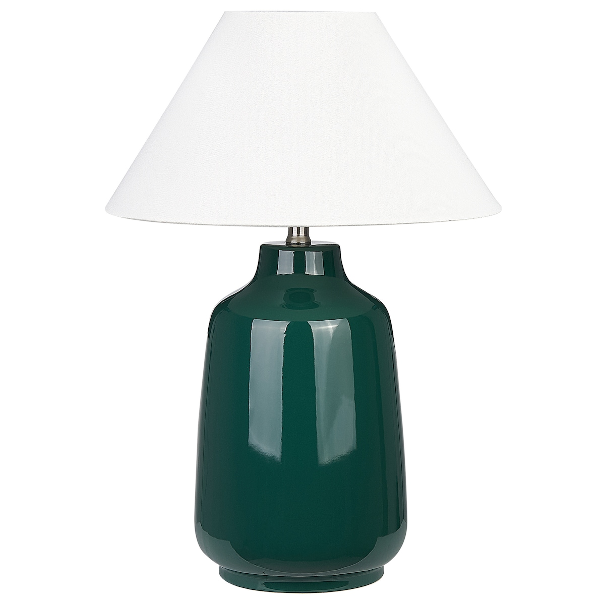 Lampa stołowa CARETA Ceramika Ciemnozielony