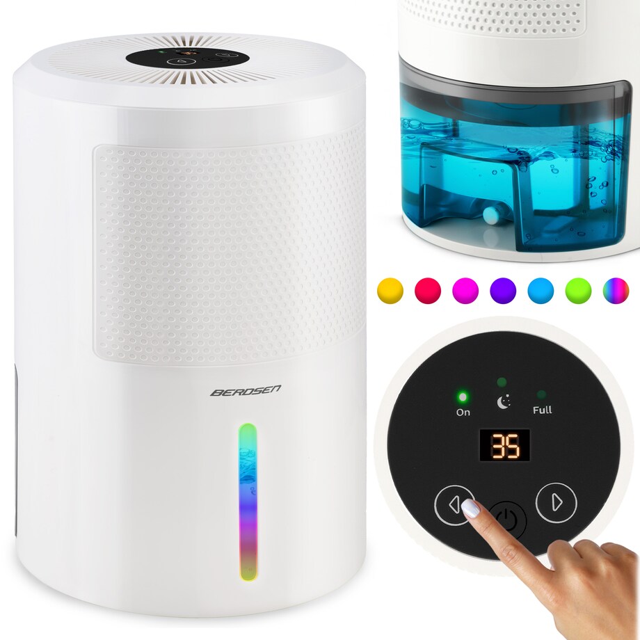 Osuszacz powietrza pochłaniacz wilgoci 60W timer led 353000 Berdsen