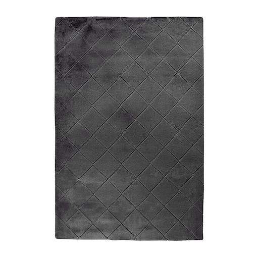 Dywan Rabbit Grafit Futro Królika Romby Momenta 6000 160x230