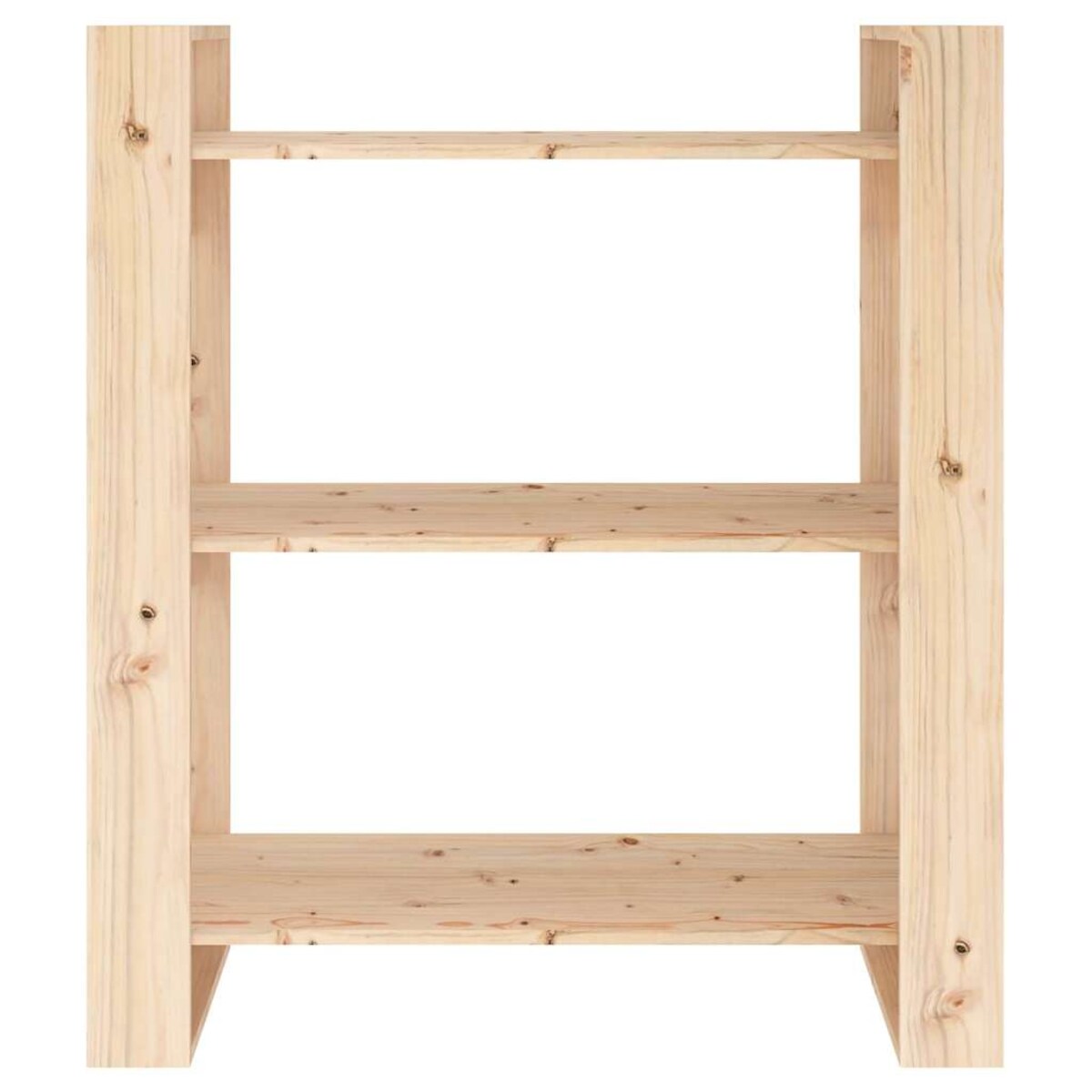 vidaXL Regał na książki/parawan 80x35x91 cm, lite drewno sosnowe