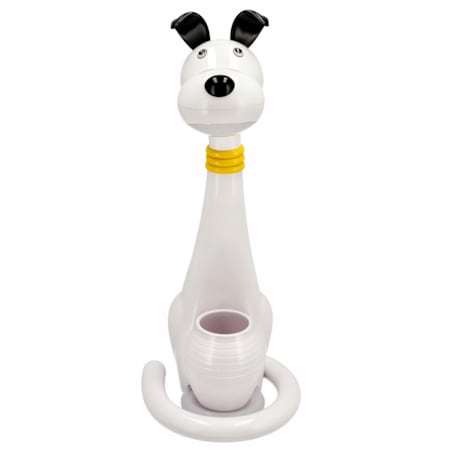 Lampka biurkowa dla dzieci PIESEK biały