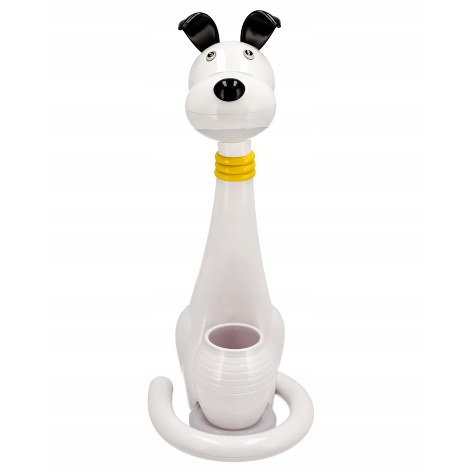 Lampka biurkowa dla dzieci PIESEK biały