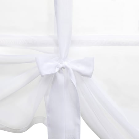 Roleta Roma 120x150 prześwitujący biały