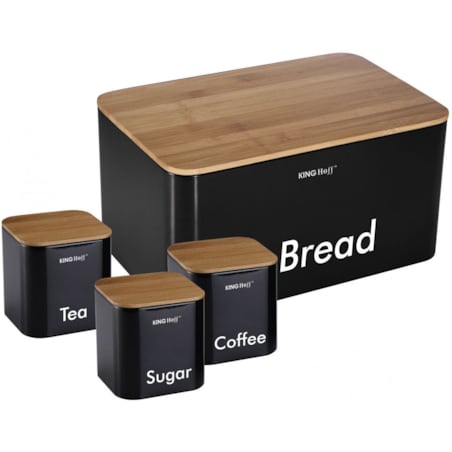 Chlebak w zestawie z 3 pojemnikami KINGHOFF