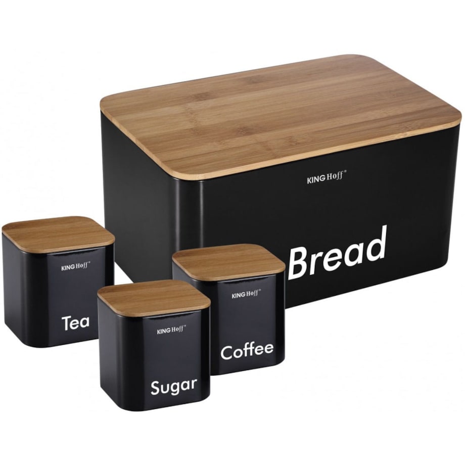 Chlebak w zestawie z 3 pojemnikami KINGHOFF