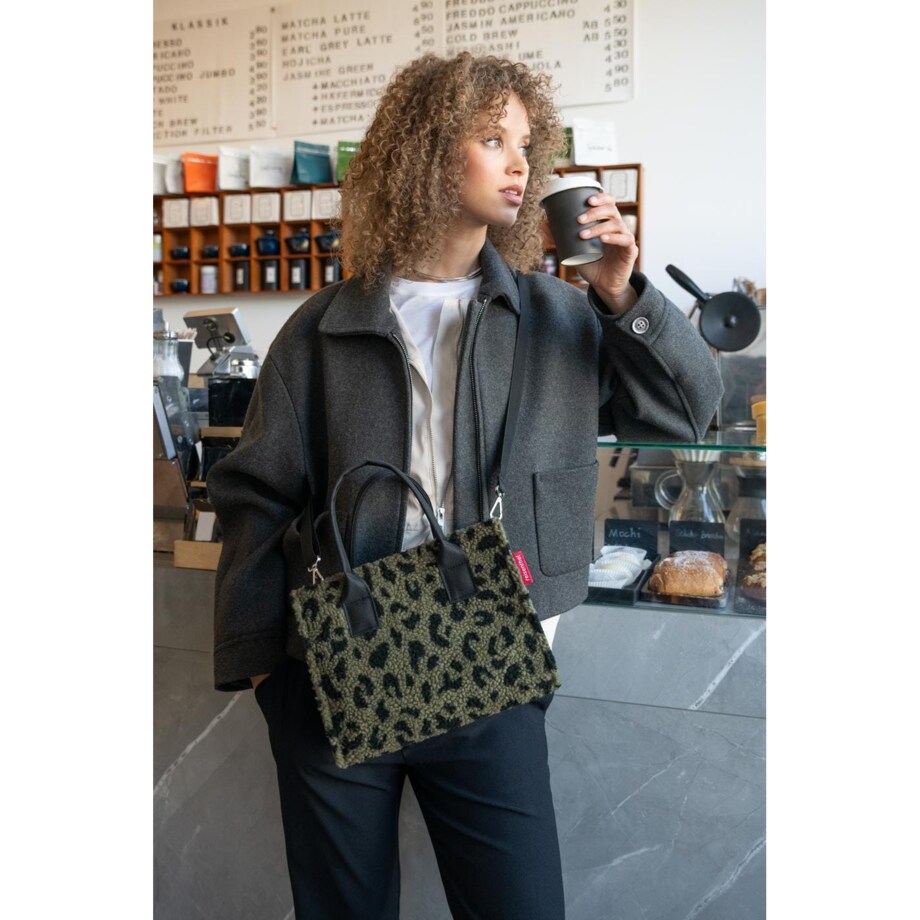 Torba DAILY SHOPPER XS, teddy leo olive