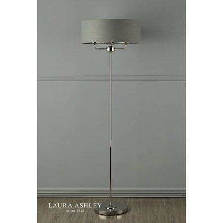 Sypialniana lampa podłogowa Sorrento LA3688866-Q Laura Ashley szara nikiel