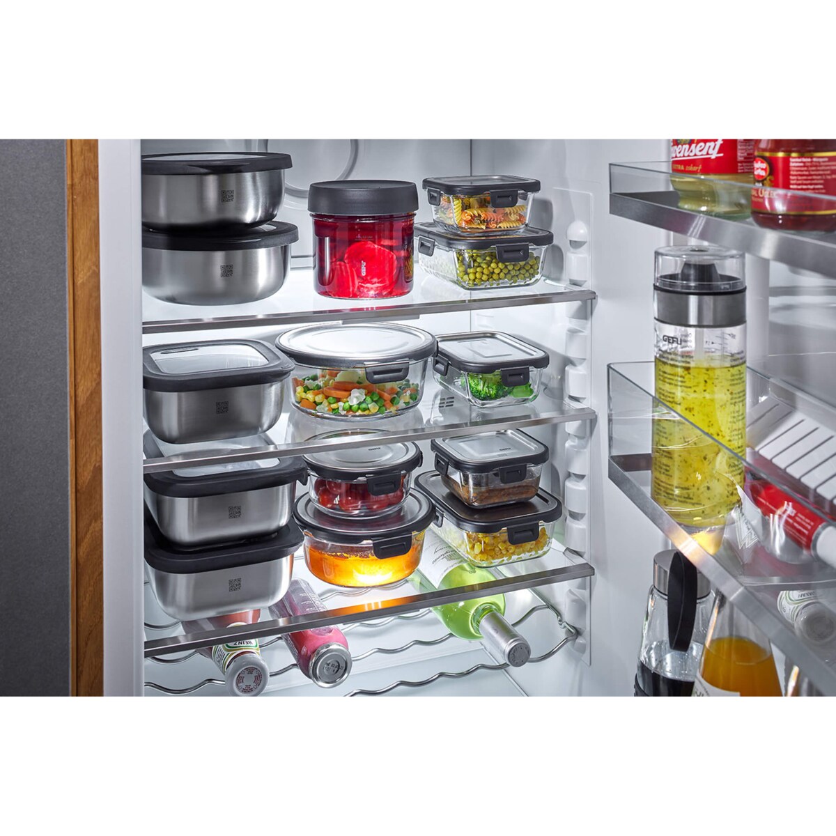 Stalowy pojemnik prostokątny PROVIDO 2.6 ltr