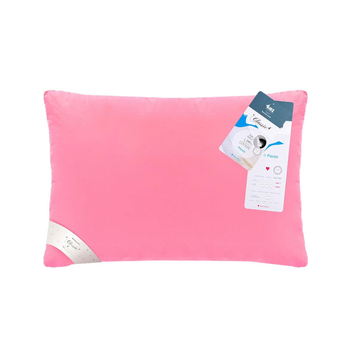 Poduszka Pierze AMZ AMZ Różowy 40x60 cm