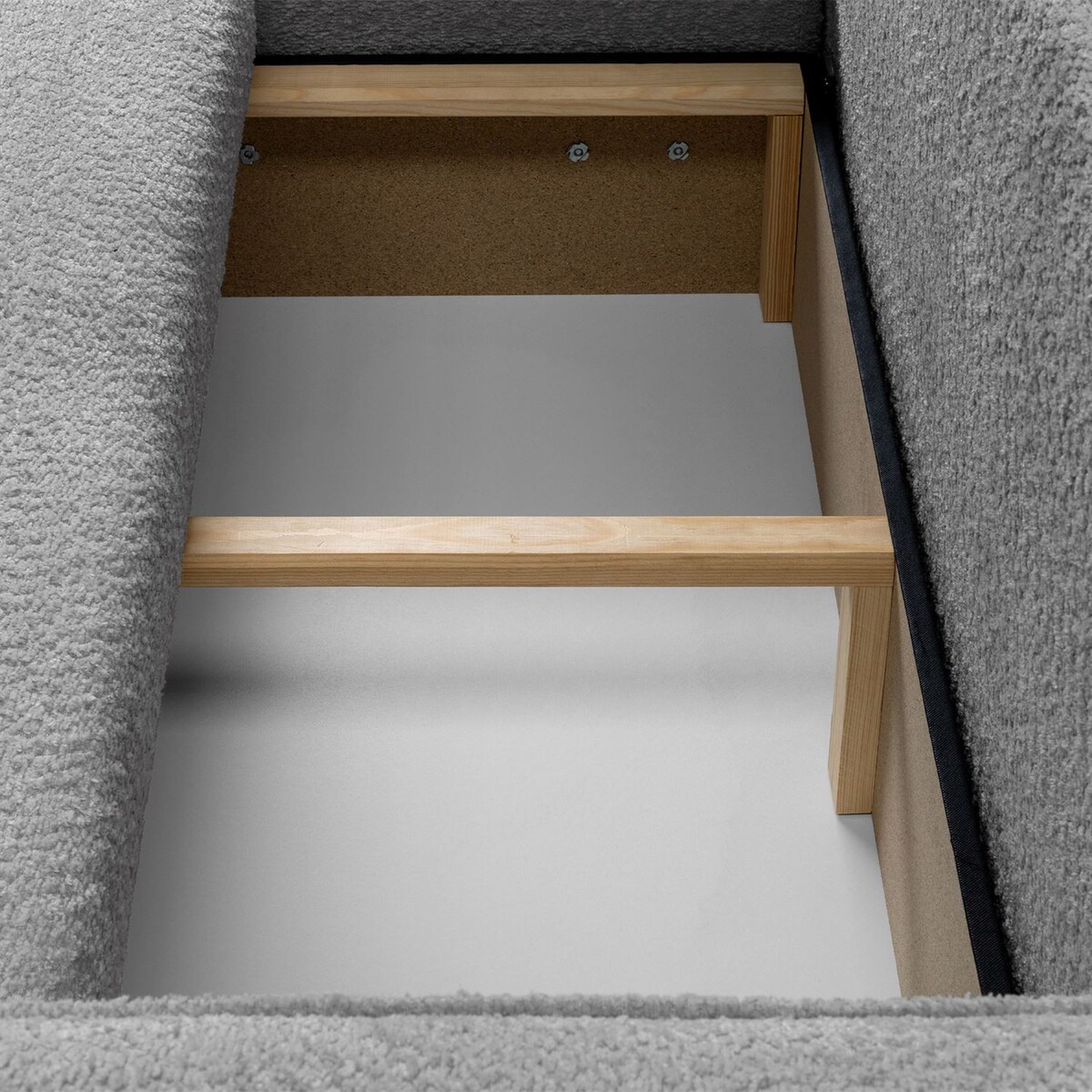 Rozkładany narożnik VENUS II z pojemnikiem na pościel, Coral 75