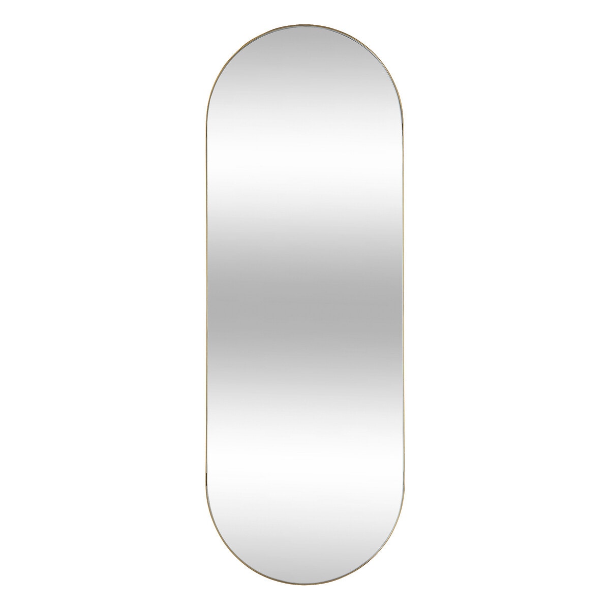 Wysokie lustro od sufitu do podłogi SELENA 40 x 112 cm, kolor złoty, metal