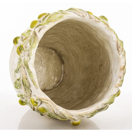 Osłonka cementowa 29,5x24x24 cm ADECALIS-3 beżowa big