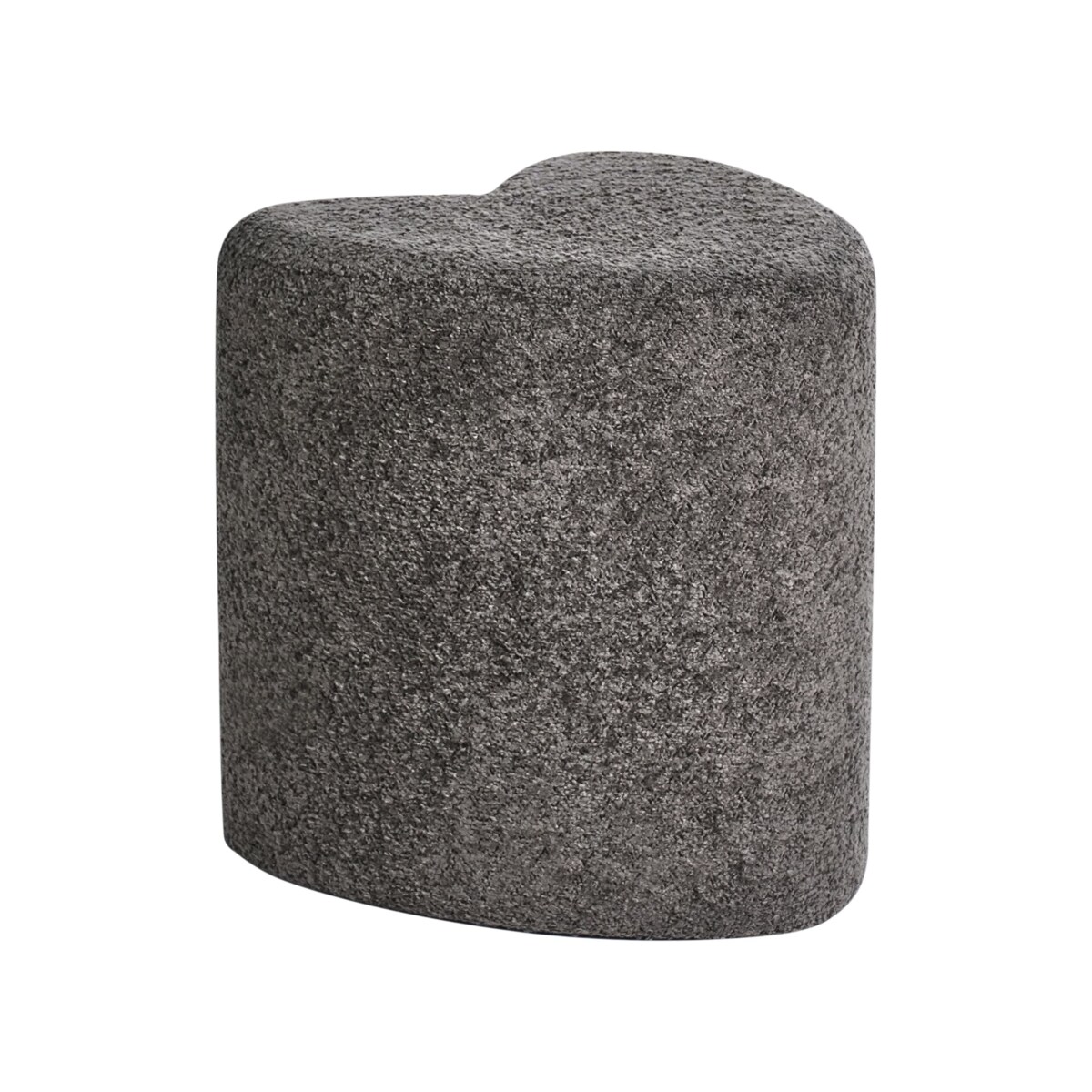 Puf SCOTIA Szenil Ciemnoszary 40 cm 33 cm 44 cm