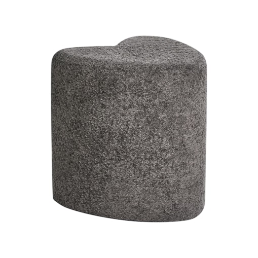 Puf SCOTIA Szenil Ciemnoszary 40 cm 33 cm 44 cm