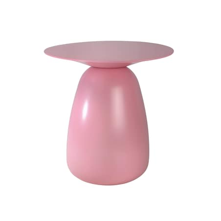 Stolik drewniany różne kolory Baobab 34, kolor pudrowy róż