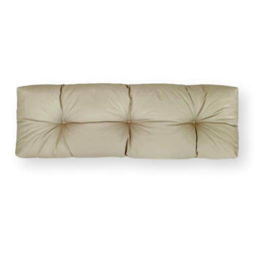 Poduszki na palety UV odporne, oparcie 120x40 cm, Beż