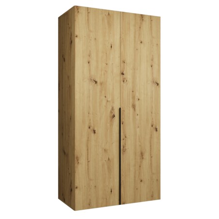 Szafa uchylna otwierana ALICANTE 1 100 wys. 202 cm Artisan + u. Czarny