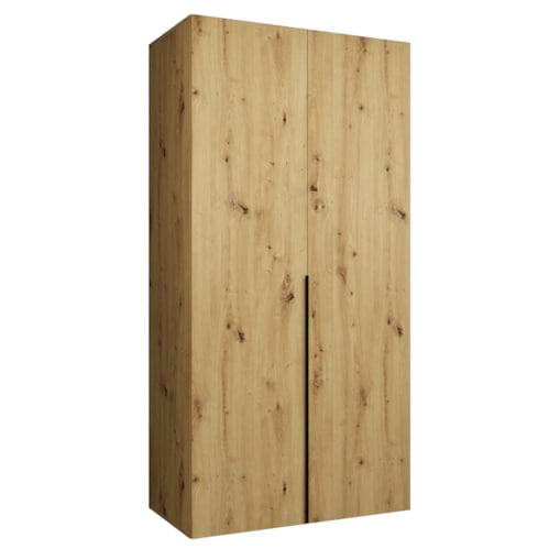 Szafa uchylna otwierana ALICANTE 1 100 wys. 202 cm Artisan + u. Czarny