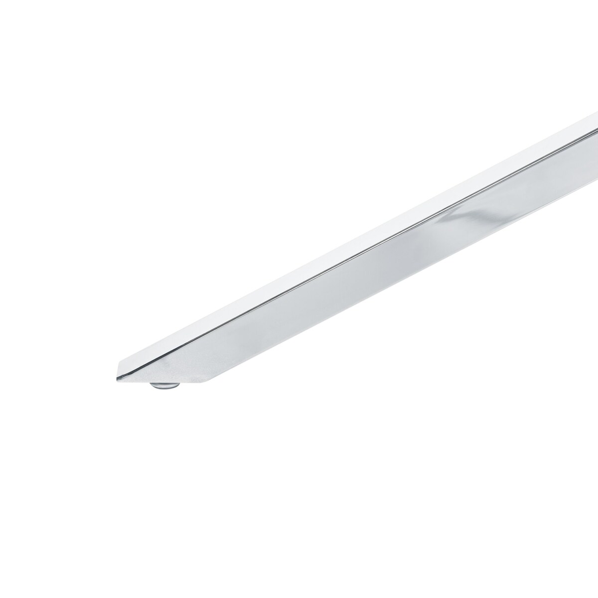 Stół do jadalni szklany 160 x 90 cm srebrny CORA