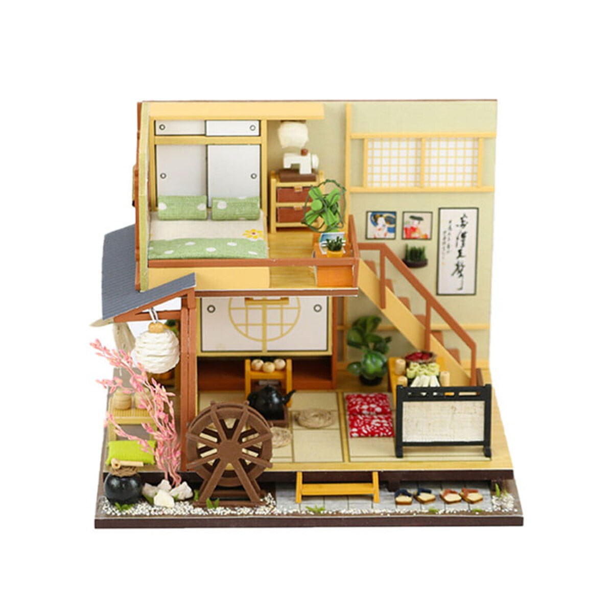 Miniaturowy domek DIY - Matcha na tatami