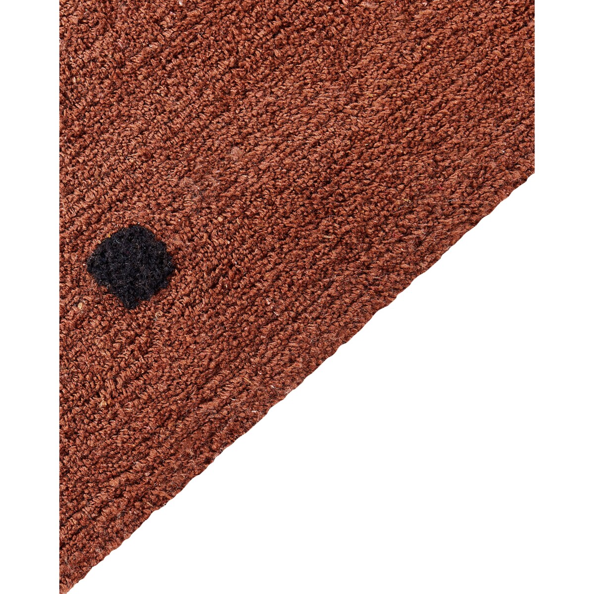 Dywan bawełniany 140 x 200 cm brązowy LAZA