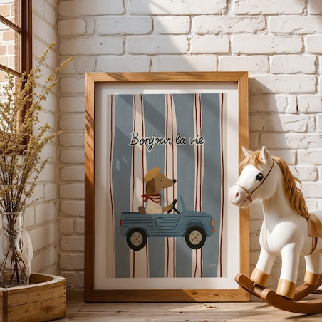 plakat mały kierowca z paryża 70x100