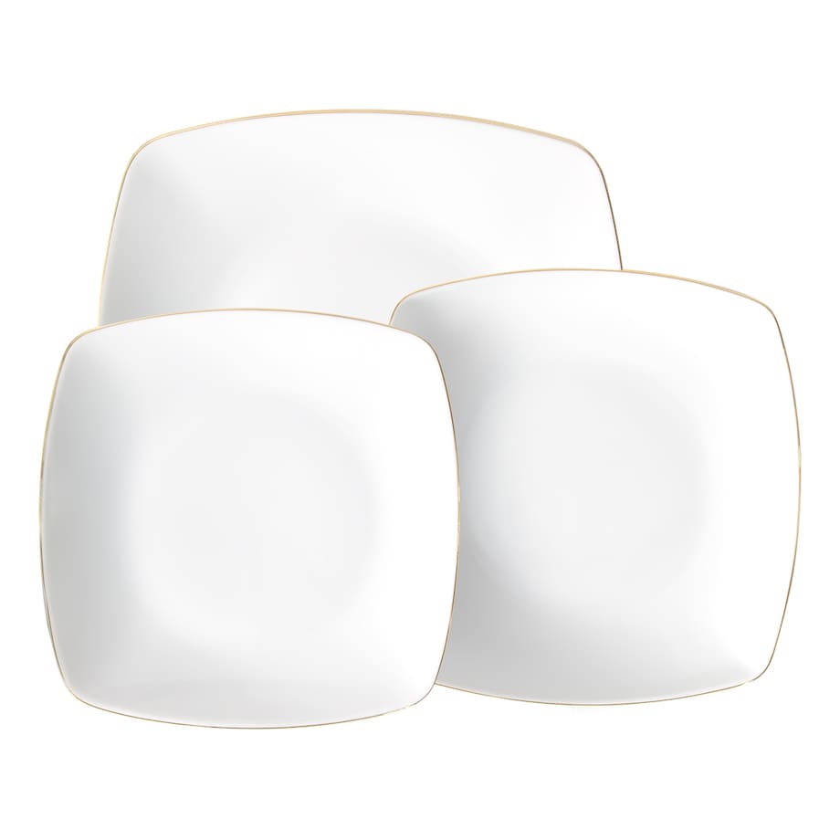 Zestaw obiadowo-kawowy dla 6 osób 30 el. Akcent Złota Linia 3603