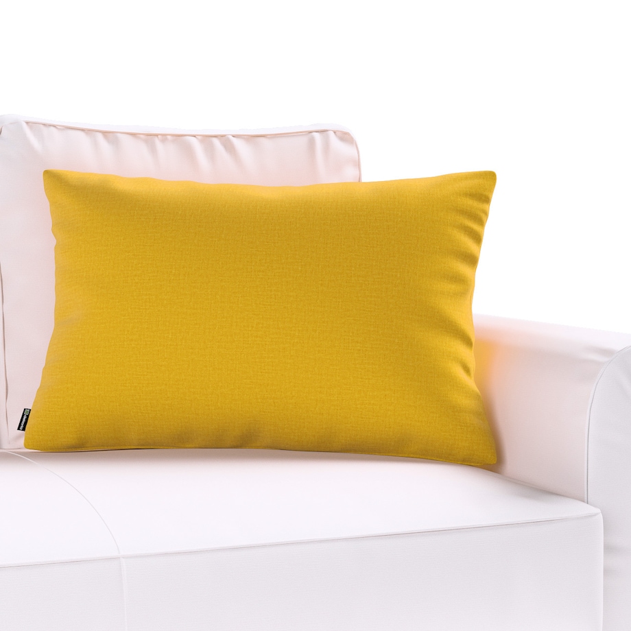 Poszewka Kinga na poduszkę prostokątną 47x28 miodowy welwet