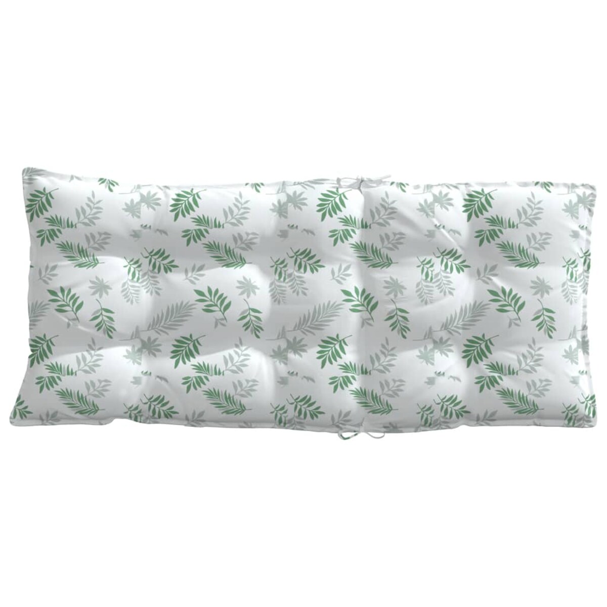 vidaXL Poduszki na krzesła z wysokim oparciem, 2 szt., wzór w liście