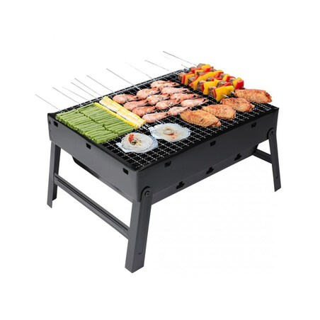 Elitehoff mini grill węglowy turystyczny przenośny walizka 42441