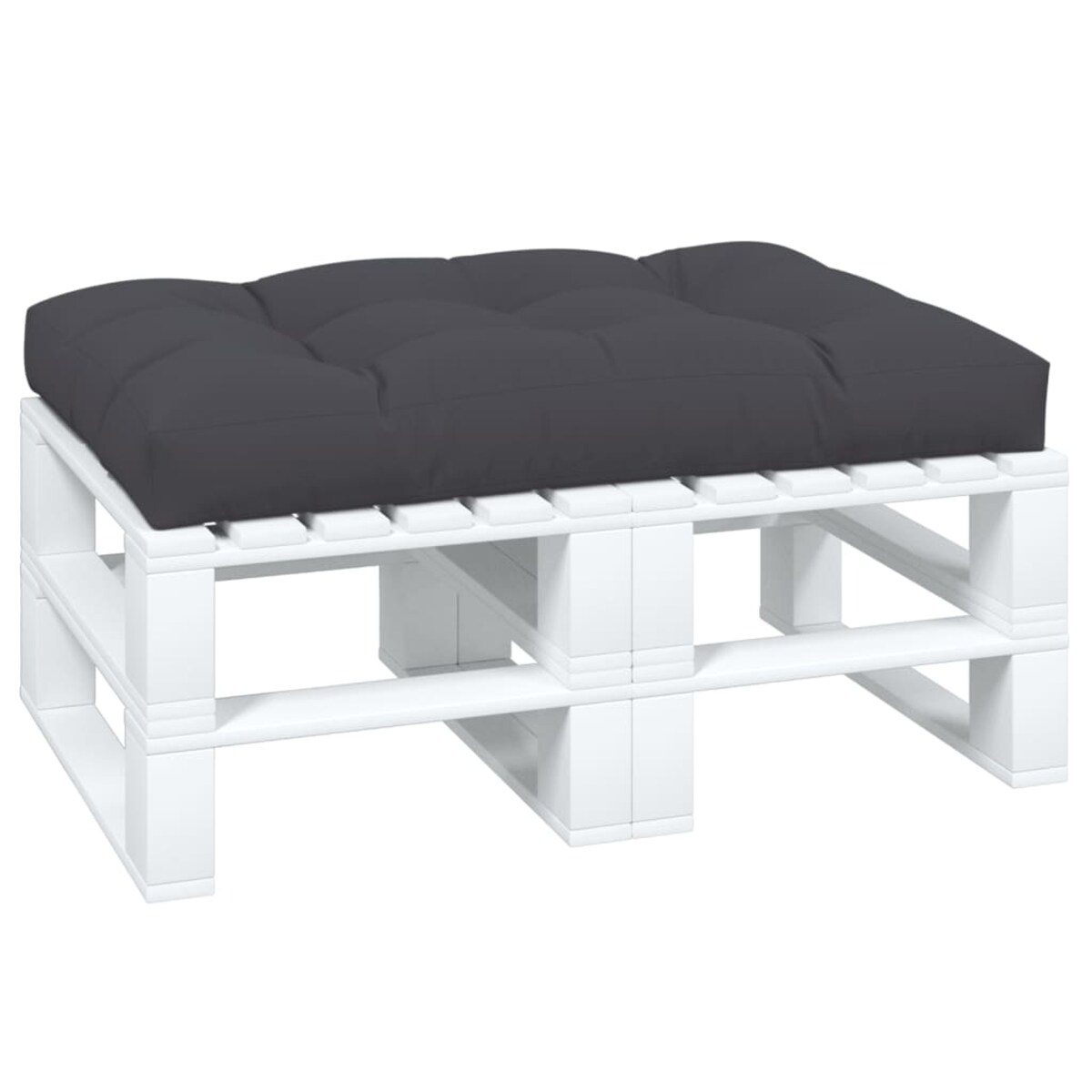 vidaXL Poduszka na paletę, antracytowa, 120x80x12 cm, tkanina