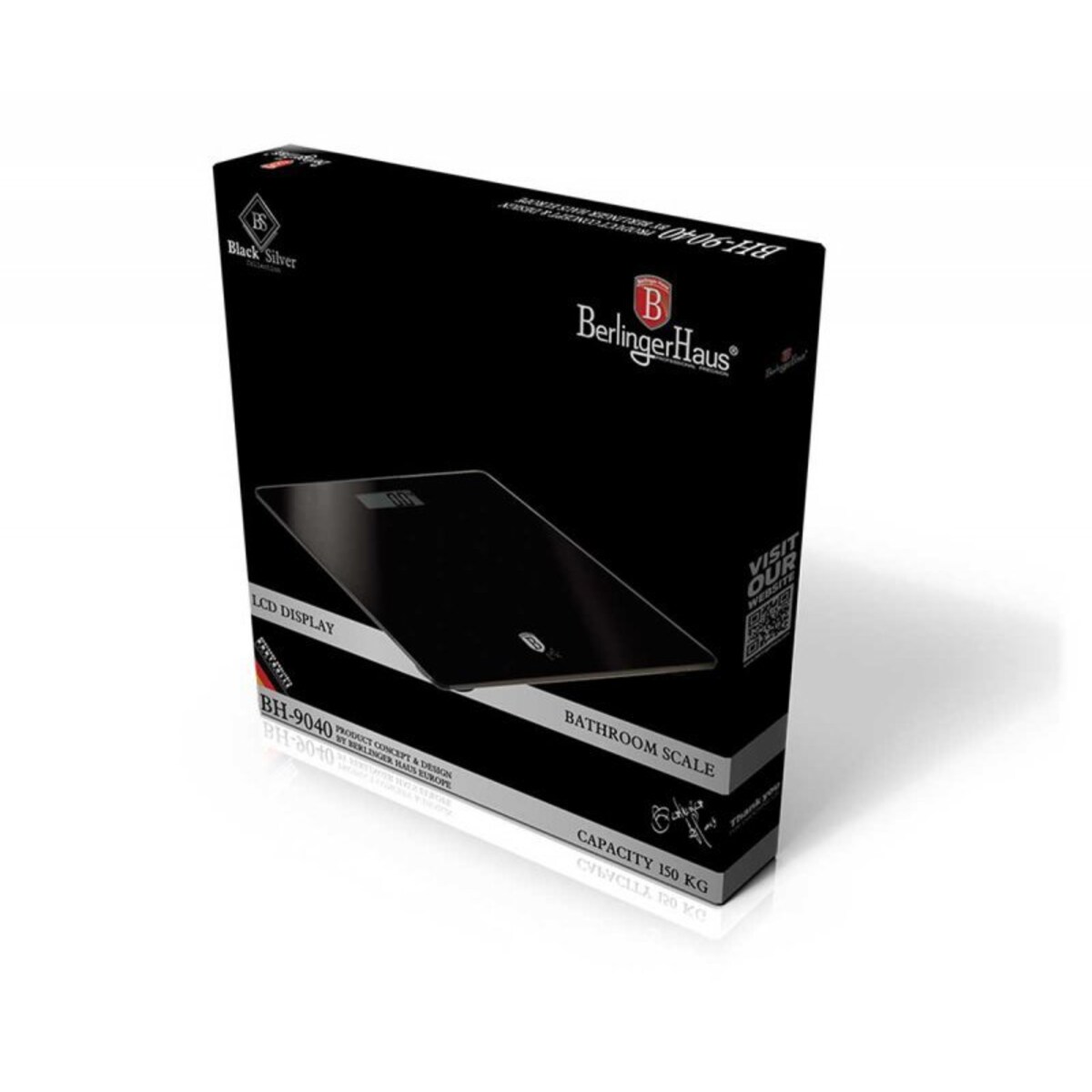 Waga łazienkowa BERLINGER HAUS Black Silver
