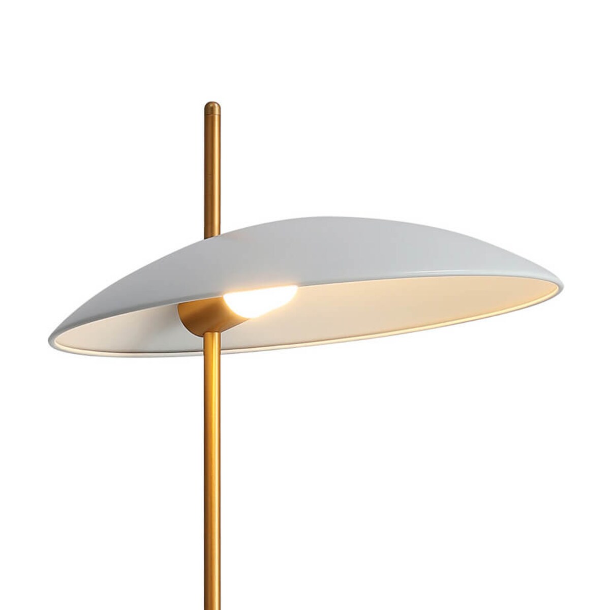 Marmurowa lampa stojąca Vilai TB-203342-1-WH Italux LED 4W 3000K biała złota