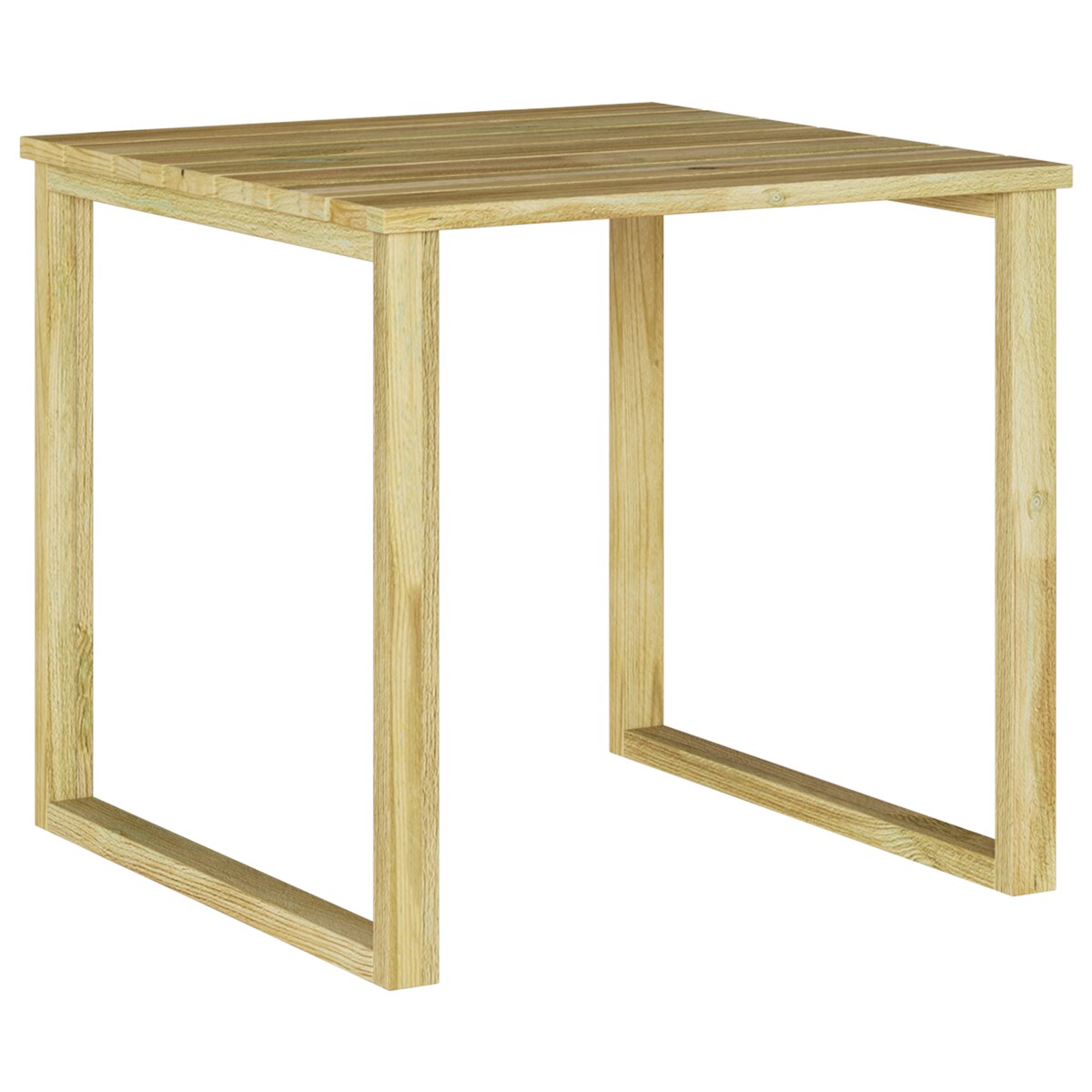 vidaXL Stół leżankowy 50,5x50,5x46 cm z impregnowanego drewna sosnowego