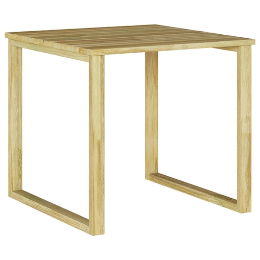 vidaXL Stół leżankowy 50,5x50,5x46 cm z impregnowanego drewna sosnowego