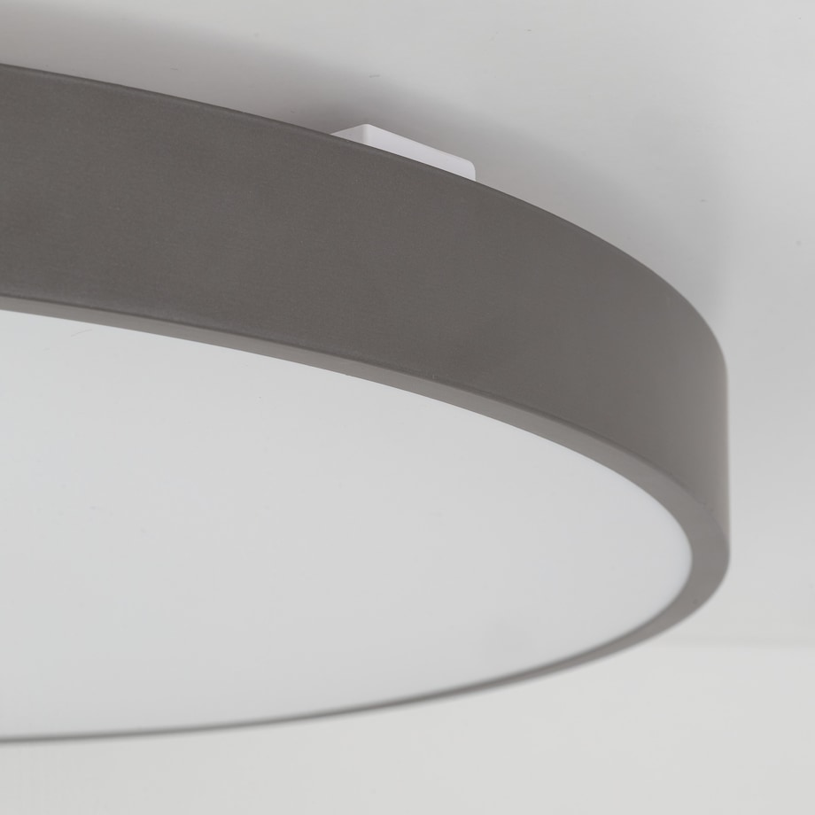 Lampa Sufitowa Łazienkowa Tk Lighting Velis Brązowy Plafon Led 30W Ip54 Zmienna Barwa, Ściemniany